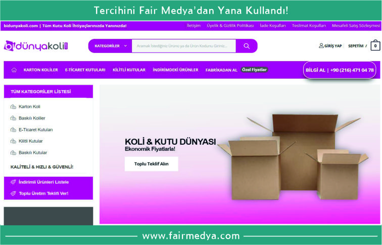 Kurumsal E-Ticaret + SEO + Reklam Danışmanlığı